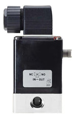 Válvula Solenoide 3/2 Vías G1/4'' NC Plástico FKM -1-6bar/-15-87psi 230VAC Vacío 0330 138338