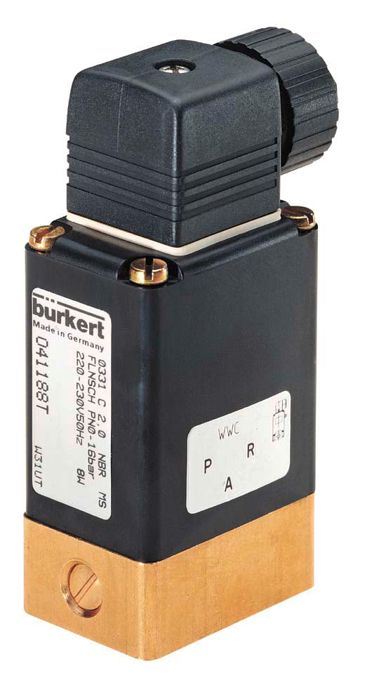 Válvula Solenoide 3/2 Vías 32x46mm SFB Brida Mezclar Latón EPDM -1-5bar/-15-73psi 24VDC 0331 58918