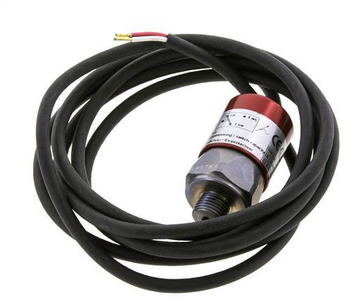 presostato de acero SPDT de 20 a 50bar G1/4'' 250VAC Cable de 3 hilos 2m