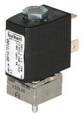 Electroválvula 20x20 mm SFB brida NC Acero inoxidable FKM 0-8bar/116psi 24VAC 6011 134136