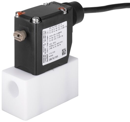 Electroválvula G3/8'' NC PTFE FFKM 0-4bar/58psi 230V AC/DC ATEX 0121 20049877