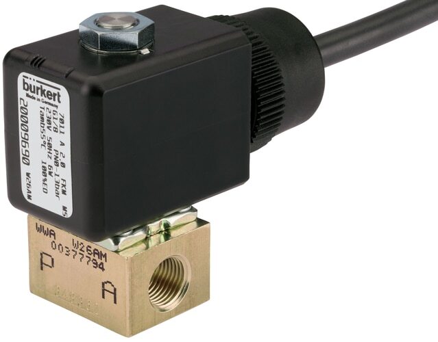 Válvula Solenoide NC G1/8'' Latón FKM 0-16bar/232psi 24VDC/AC ATEX 7011 20009727