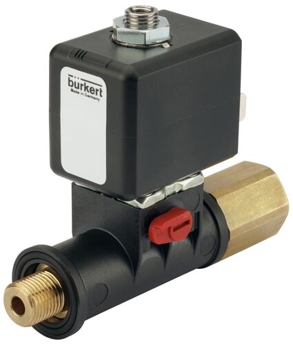 Válvula Solenoide 3/2 NC 20x20 mm SFB Plástico FKM 0-6bar/87psi 24VAC 7012 20076655
