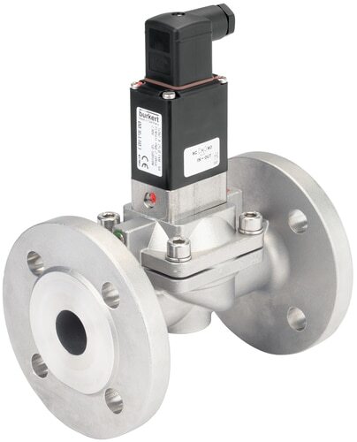 Válvula Solenoide 25 Mm Brida No Acero Inoxidable Nbr 0.2-16Bar/3-232Psi 230Vac/Dc Antigolpe De Ariete Atex 5282 20003276