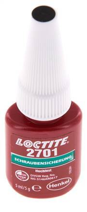 Fijador de roscas Loctite 2701 Verde 5 ml