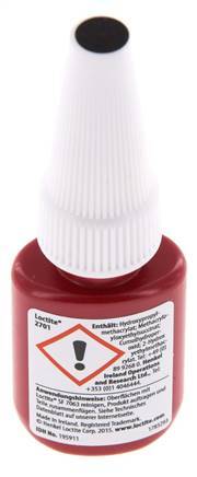Fijador de roscas Loctite 2701 Verde 5 ml