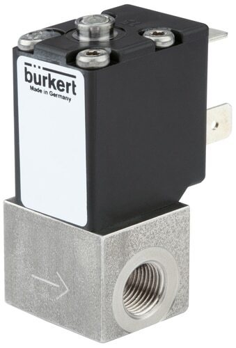 Electroválvula G1/8'' NC Acero inoxidable EPDM -1-8bar/-15-116psi 24VDC 2871 255607