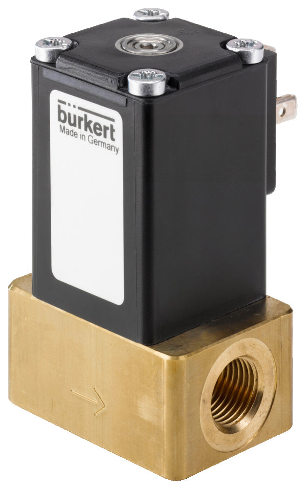 Válvula Solenoide G1/4'' NC Latón FKM -1-3.5bar/-15-51psi 24VDC 2873 234301