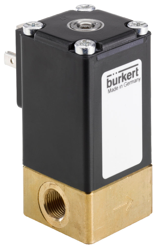 Válvula Solenoide NPT 1/8'' NC Latón FKM -1-10bar/-15-145psi 24VDC 2873 236233
