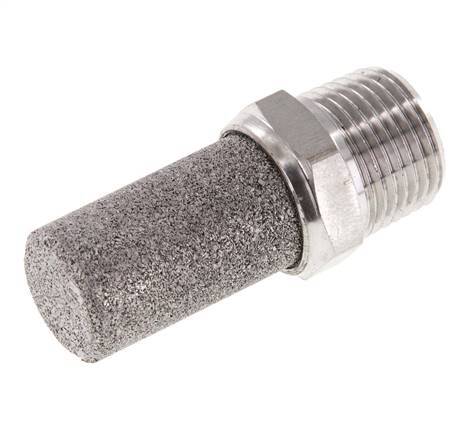 Silenciador Neumático de Acero Inoxidable NPT 3/8''