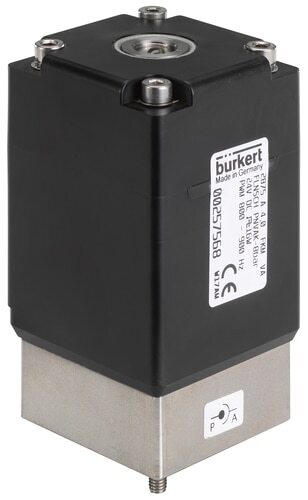 Electroválvula 45x45 mm SFB brida NC Aluminio FKM -1-4bar/-15-58psi 24VDC 2875 275364