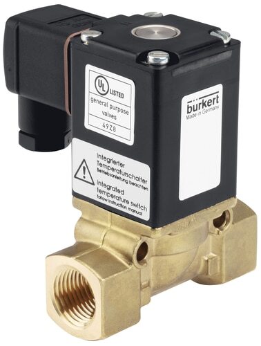 Válvula Solenoide G1/2'' NC Latón EPDM 0-16bar/232psi 24VAC/DC Vacío Antigolpe De Ariete 0290 301488