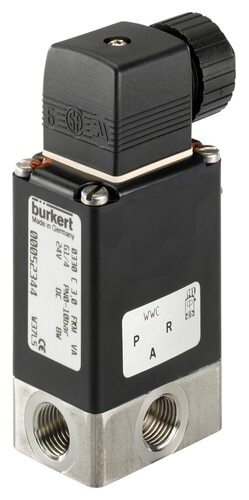 Electroválvula G1/4'' NO Acero inoxidable FKM 0-5bar/73psi 12VDC 0330 131842