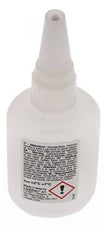 Loxeal Adhesivo Instantáneo 50ml Transparente 2-5s Tiempo de Curado Metal, Plástico, Neopreno/Nbr, Epdm y Superficies de Caucho