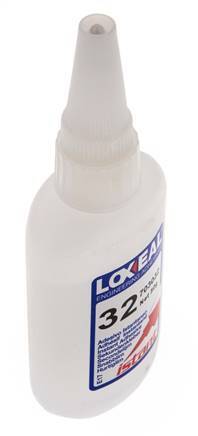 Loxeal Adhesivo Instantáneo 50ml Transparente 2-5s Tiempo de Curado Metal, Plástico, Neopreno/Nbr, Epdm y Superficies de Caucho