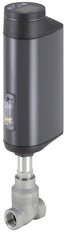 Controlador de posición NPT 1 1/2 Pulgada NC Válvula de Globo Eléctrica de Acero Inoxidable - 3361 - 319737