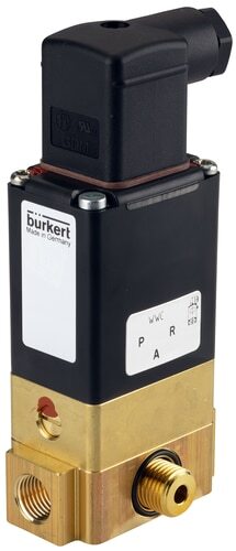 Electroválvula 3/2 vías G1/4'' NC Latón NBR 0-10bar/145psi VAC 0331 338347
