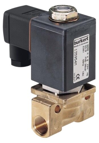 Electroválvula G1/4'' NC Latón PTFE 0-6bar/87psi 48VAC 255 66246