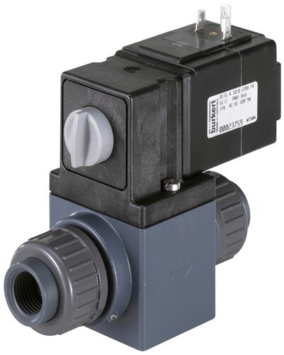 Electroválvula NPT 1/2'' NC PVC FKM 0-1bar/15psi 120V AC Vacío 131 450011