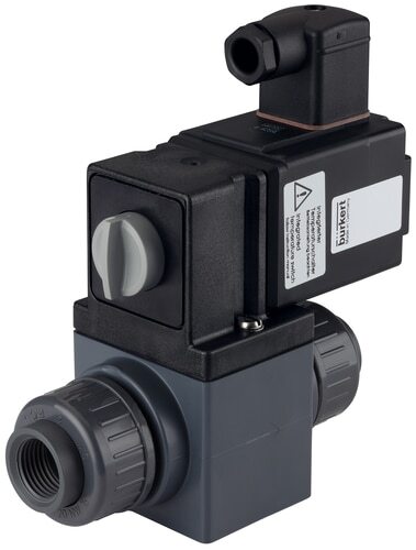 Electroválvula G1/2'' NO PVC EPDM 0-1bar/15psi 230V AC/DC Vacío 131 45716