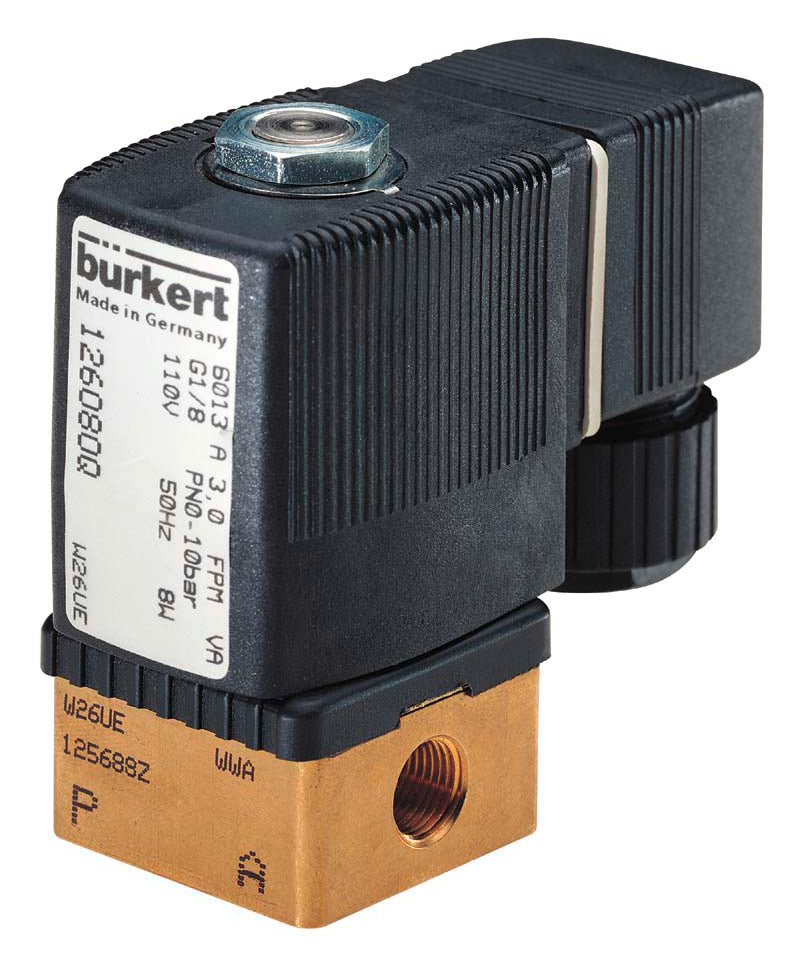 Válvula solenoide G1/4" de latón 24VUC 6013 300525