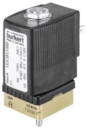 Válvula Solenoide 32x32mm Brida NC Latón FKM 0-0.5bar/7psi 24VDC Oxígeno Libre de Grasa/Aceite 6013 293322