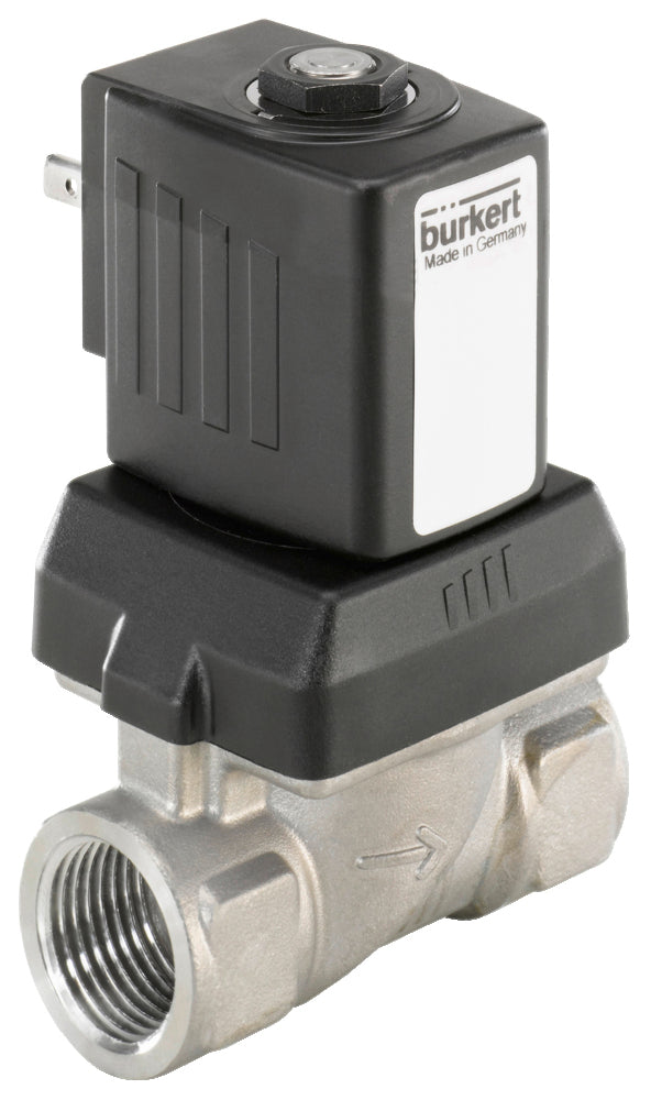 G1/2'' Acero inoxidable 24VUC Válvula de solenoide sin grasa/aceite 6213 229493