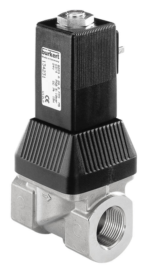 Válvula Solenoide G3/4'' NC Acero Inoxidable FKM 0.5-10bar/7-145psi 24VDC 6223 282987