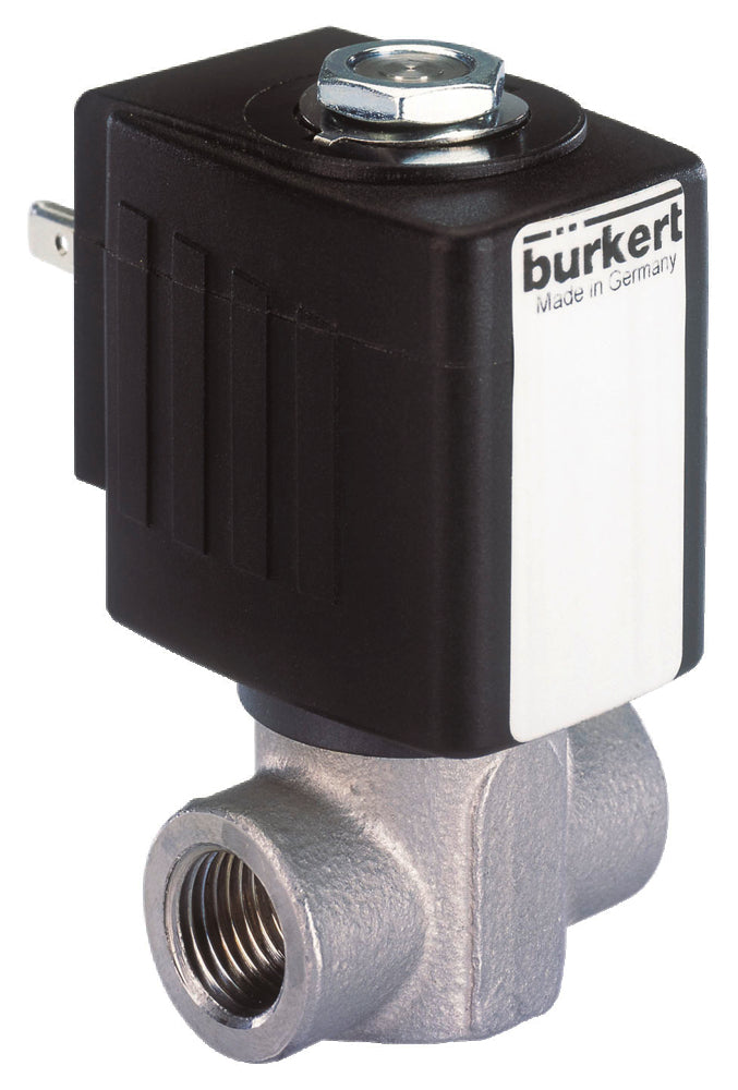 Válvula Solenoide G1/4'' NC Acero Inoxidable FKM 0-16bar/232psi 120VAC 6240 215769