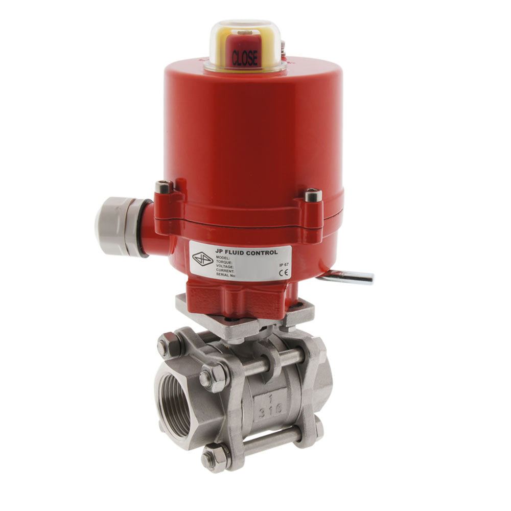 Válvula De Bola Electrica De 2 Vías G2'' Acero Inoxidable 12V CC