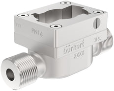 Racor con sensor de rueda de paletas, extremo soldado, DN40, acero inoxidable - Bürkert S030 - 566113