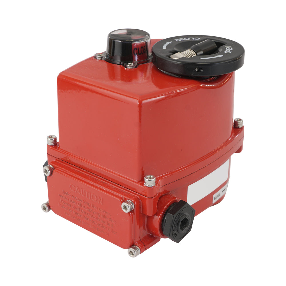 Válvula de Bola con Bridas de Accionamiento Eléctrico de 2 Vías DN32 PN40 Acero 24 V AC/DC