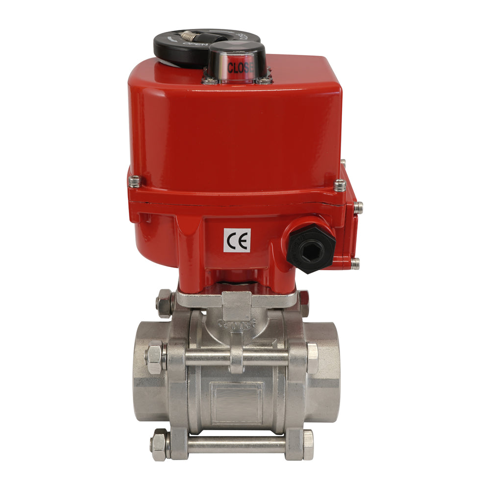 G1'' 2 Vías Acero Inoxidable Válvula De Bola Eléctrica Modulante 24V CA/CC