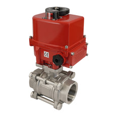 G1'' 2 Vías Acero Inoxidable Válvula De Bola Eléctrica Modulante 24V CA/CC