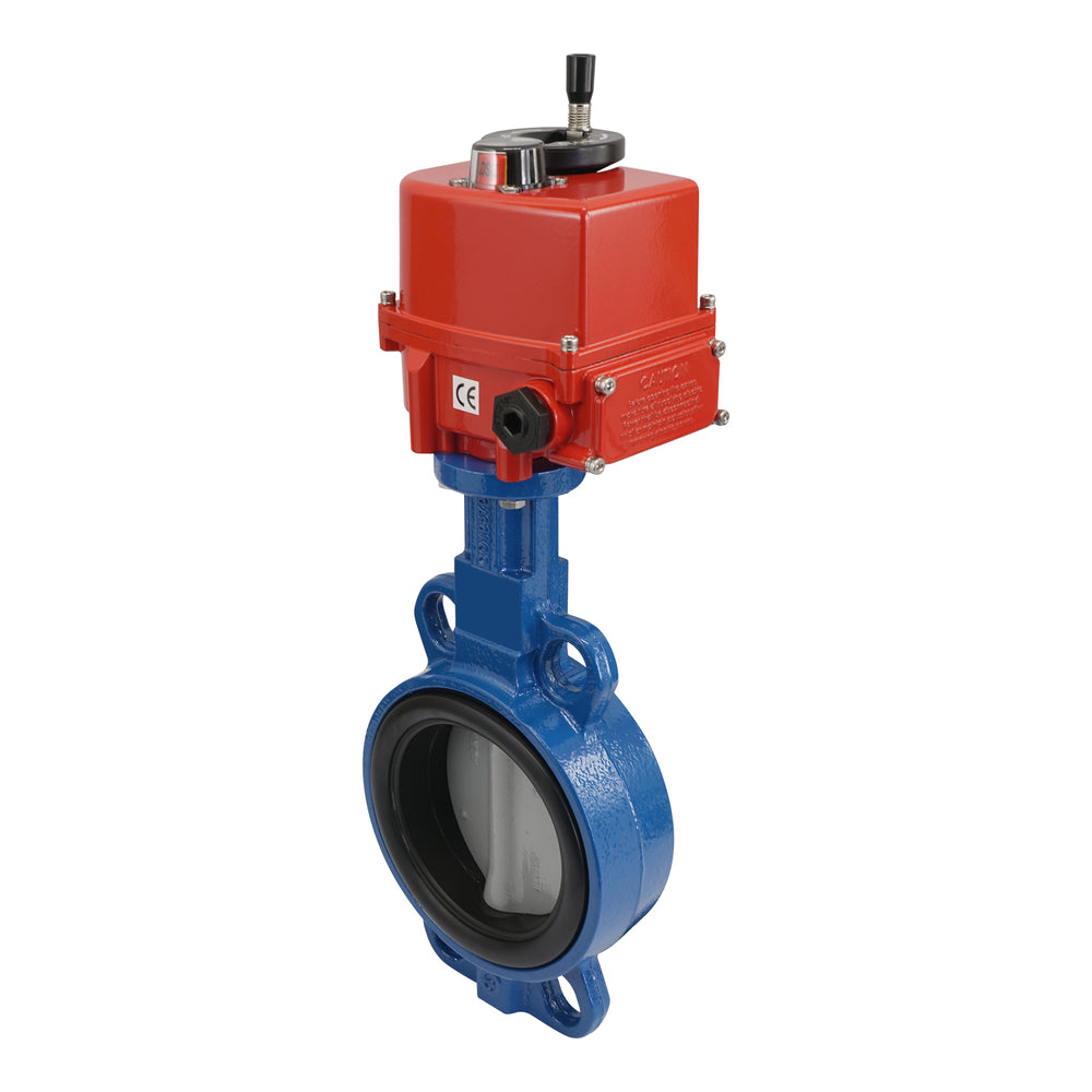 Válvula de Mariposa Electrica DN50 24V AC/DC Wafer de acero inoxidable EPDM AG5