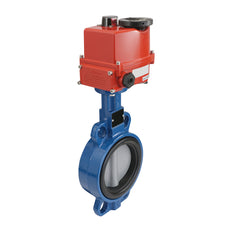 Válvula de Mariposa Electrica DN32 24V AC/DC Lug GGG40 NBR AG5