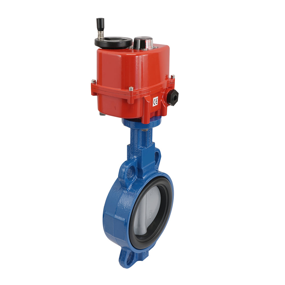 Válvula de Mariposa Electrica DN50 24V AC/DC Wafer de acero inoxidable EPDM AG5