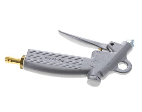 pistola de aire de aluminio de flujo ajustable de 9 mm con boquilla corta