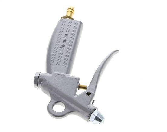 pistola de aire de aluminio de flujo ajustable de 9 mm con boquilla corta