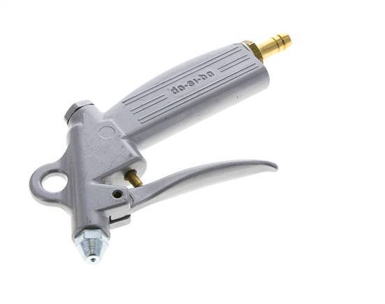 pistola de aire de aluminio de flujo ajustable de 9 mm con boquilla corta