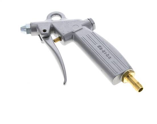 pistola de aire de aluminio de flujo ajustable de 9 mm con boquilla corta