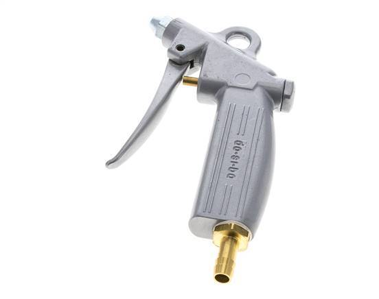 pistola de aire de aluminio de flujo ajustable de 9 mm con boquilla corta