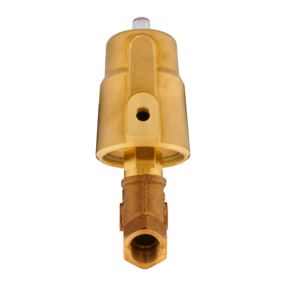 G1'' PTFE 16bar NC Válvula de asiento inclinado Latón AL2
