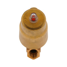 G3'' PTFE/NBR 4bar Válvula de asiento angular NC Latón/Alu AL2