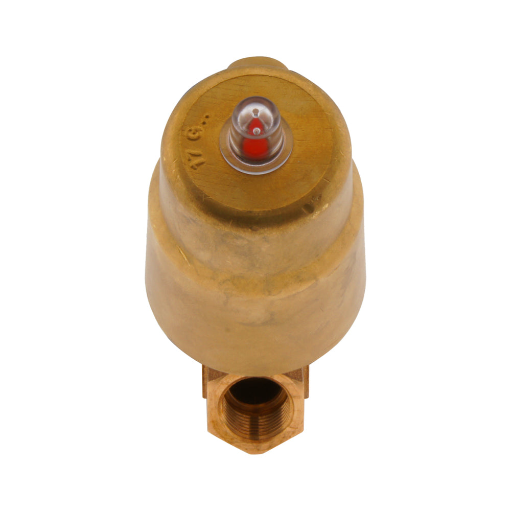 G2-1/2'' PTFE/NBR 10bar Válvula de asiento angular NC (Cierre Ag. Flujo) Latón AL2