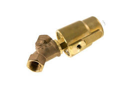 G3/4'' PTFE/NBR 16bar NC Válvula de asiento inclinado Latón AL2
