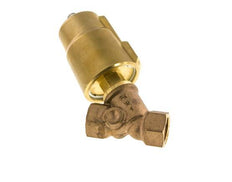 G3/4'' PTFE/NBR 16bar NC Válvula de asiento inclinado Latón AL2