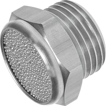 Festo AMTE G1/8'' Silenciador Neumático Compacto de Bronce Sinterizado [5 Piezas]