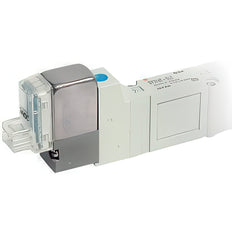 SMC Válvula Solenoide Neumática De 5/2 Vías Placa Base Rosca Rc - SY5140-5MOU-Q