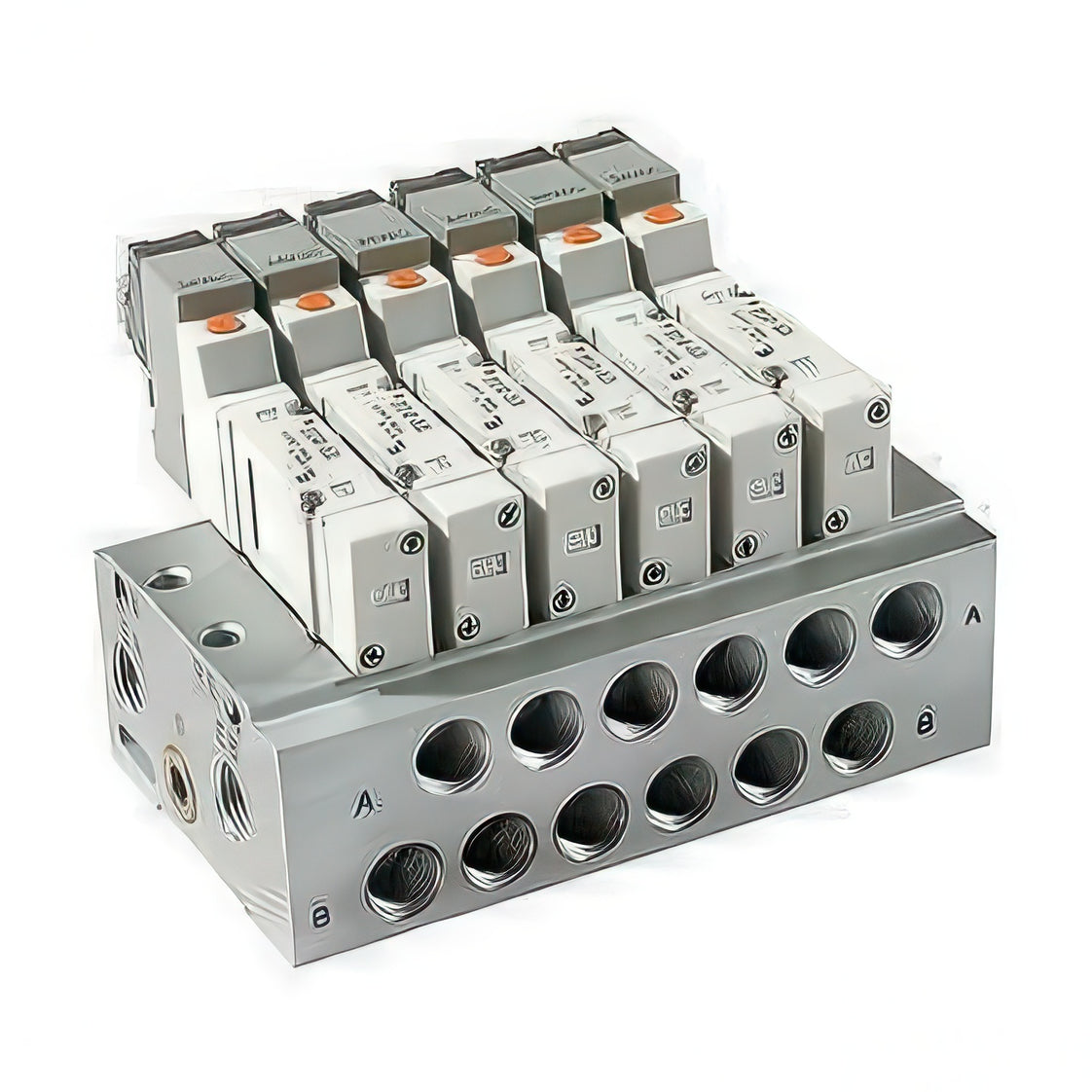 SMC Colector De Válvula Rosca-G-R Cableado Individual - SS5Y5-20-08-00F-Q